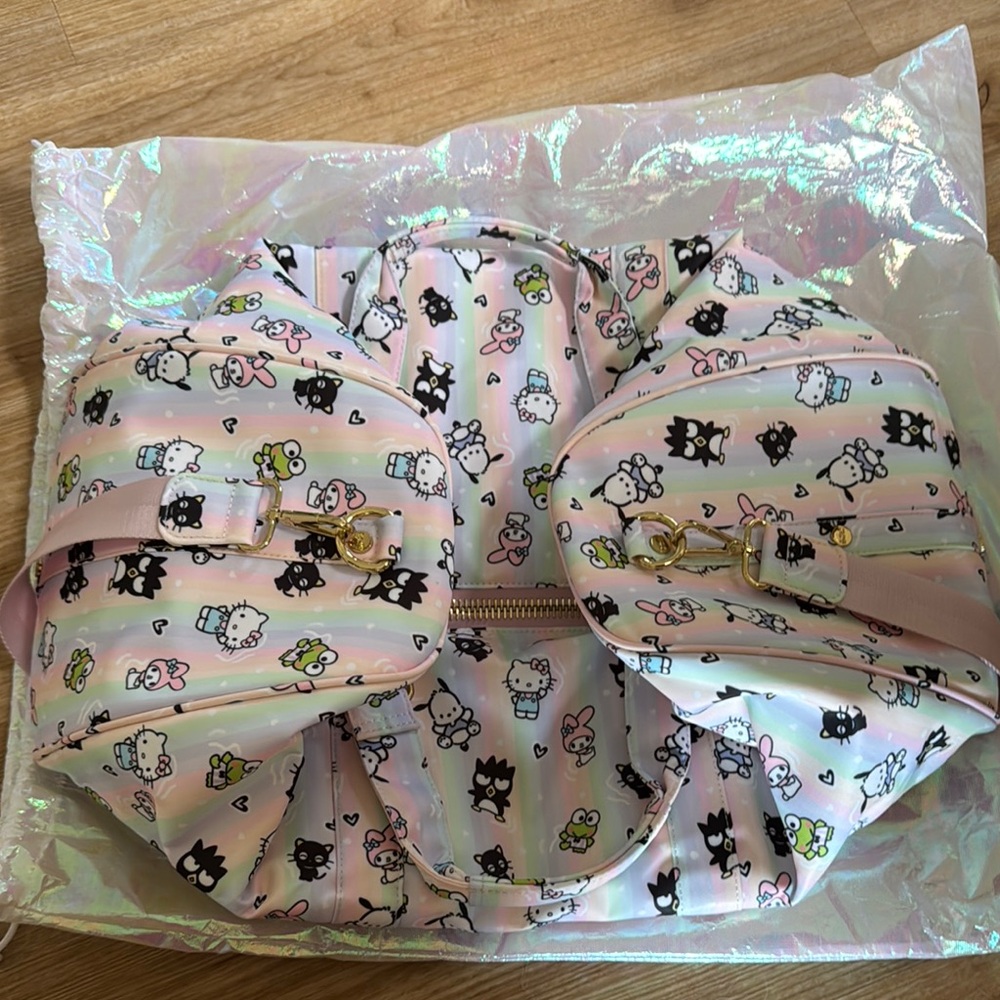 Cute Pastel Sanrio Hello Kitty duffle bag
